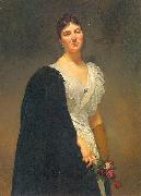 Henryk Rodakowski Maria Wozniakowska, artist's daughter France oil painting artist